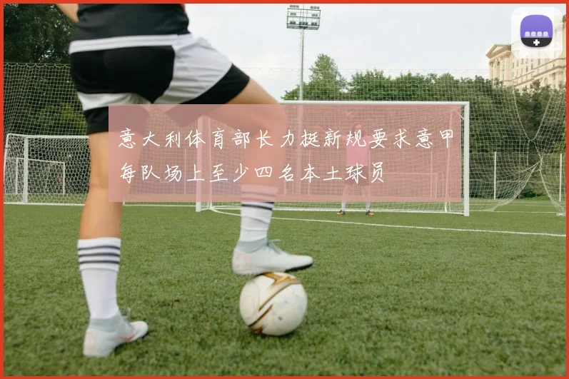 意大利体育部长力挺新规要求意甲每队场上至少四名本土球员